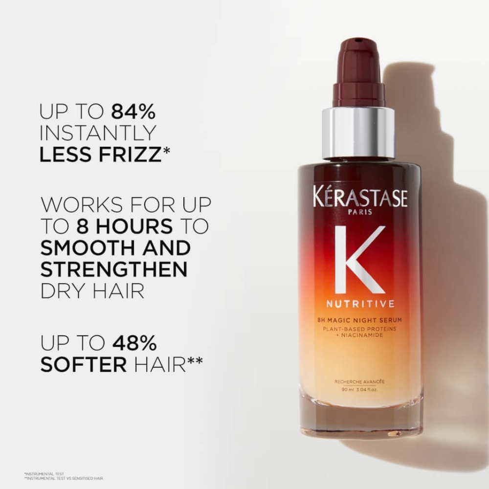 12 SAMPLES OF KERASTASE 8H NIGHT SERUM